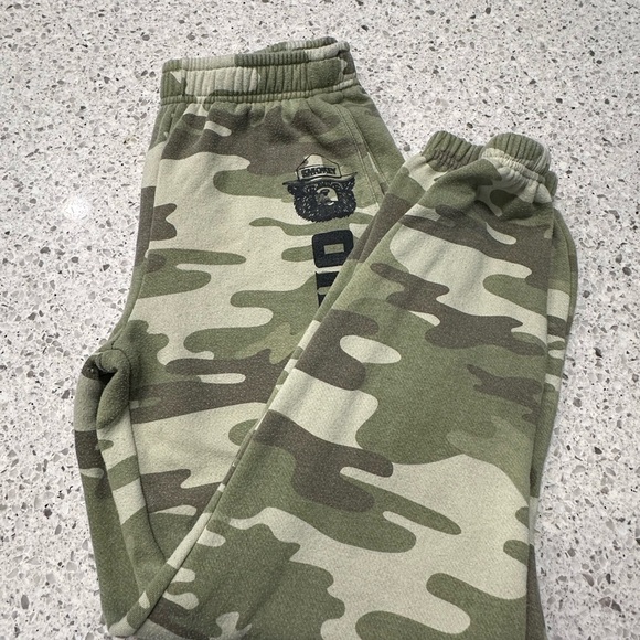 Smokey Bear matching Camo Top AND Bottom Set - Picture 9 of 9